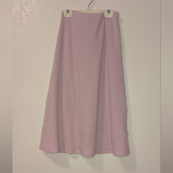 Zara Lilac Purple Knit Midi Skirt - Picture 5 of 7